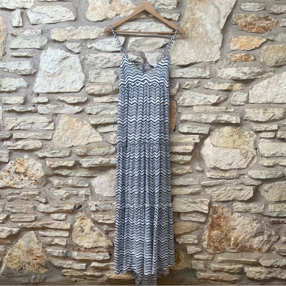 Billabong Sun Lovin Slate Blue Striped Maxi Dress - Picture 6 of 10